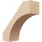 Ekena Millwork 5-inch W x 14-inch D x 14-inch H Westlake Rough Cedar Woodgrain TimberThane Knee Brace, Primed BRCUR05X14X14WTLRCPR - alternate 1